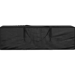 VIDAXL - Sac de rangement pour coussins de jardin noir 135x40x55 cm pe