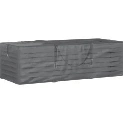 VIDAXL - Sac de rangement pour coussins de jardin noir 135x40x55 cm pe