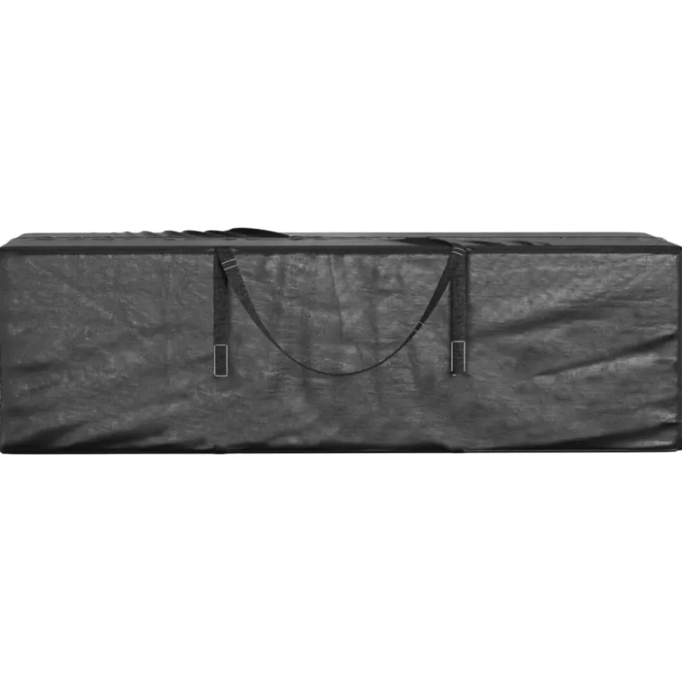 VIDAXL - Sacs de rangement pour coussins de jardin 2 pcs noir