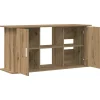 VIDAXL - Support d'aquarium chêne artisanal 121x41x58 cm bois ingénierie