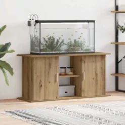 VIDAXL - Support d'aquarium chêne artisanal 121x41x58 cm bois ingénierie