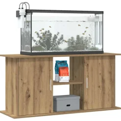 VIDAXL - Support d'aquarium chêne artisanal 121x41x58 cm bois ingénierie