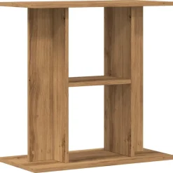 VIDAXL - Support d'aquarium chêne marron 60x30x60 cm bois d'ingénierie