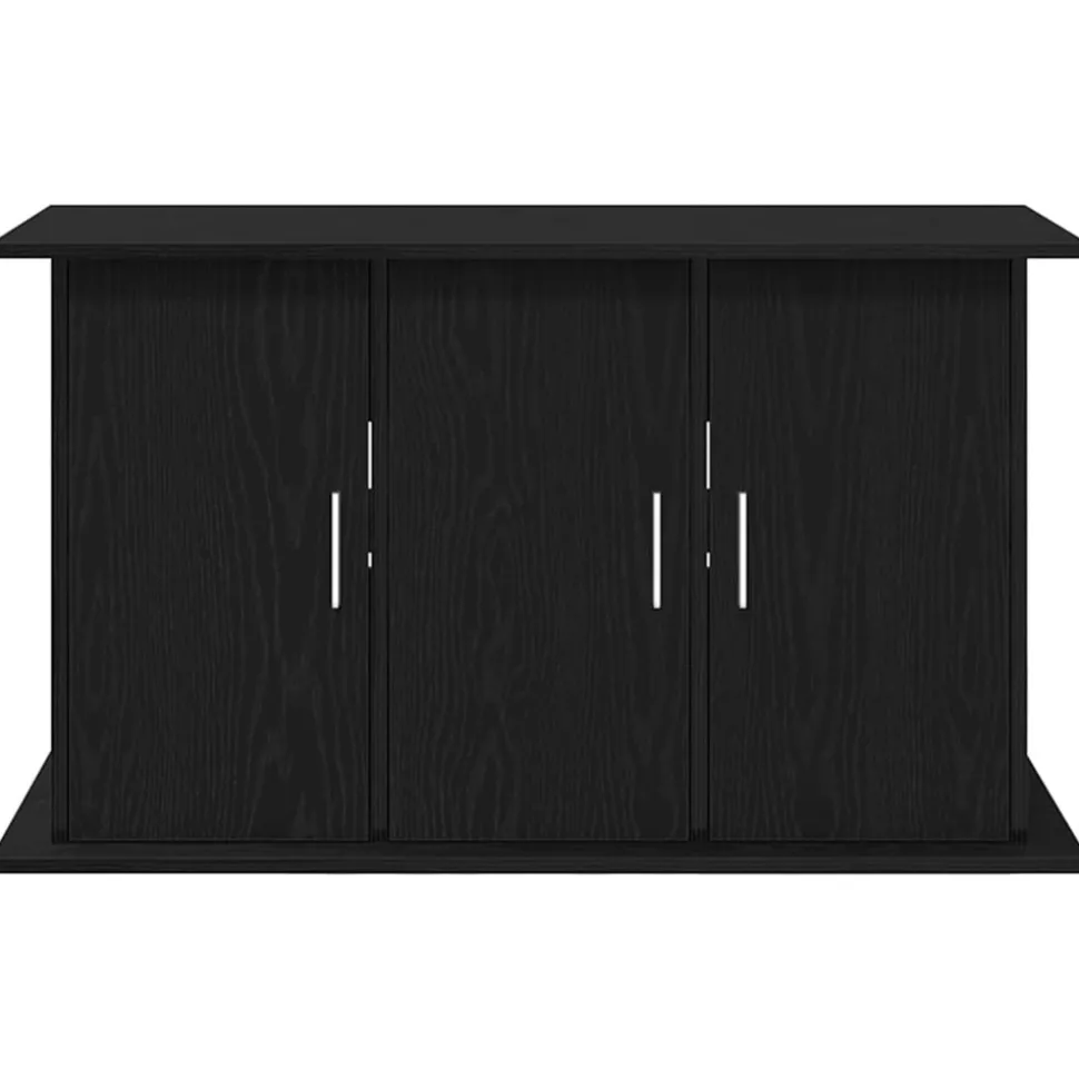 VIDAXL - Support d'aquarium chêne noir 101x41x58 cm bois d'ingénierie