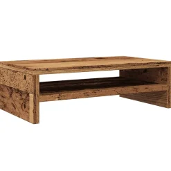 VIDAXL - Support de moniteur vieux bois 42 x 24 x 13cm bois d'ingénierie