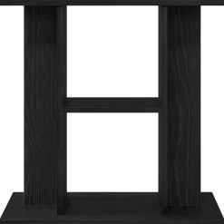 VIDAXL - Support pour aquarium chêne noir 60x30x60 cm bois d ingénierie