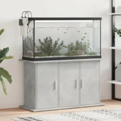 VIDAXL - Support pour aquarium gris béton 101x41x58 cm bois d ingénierie