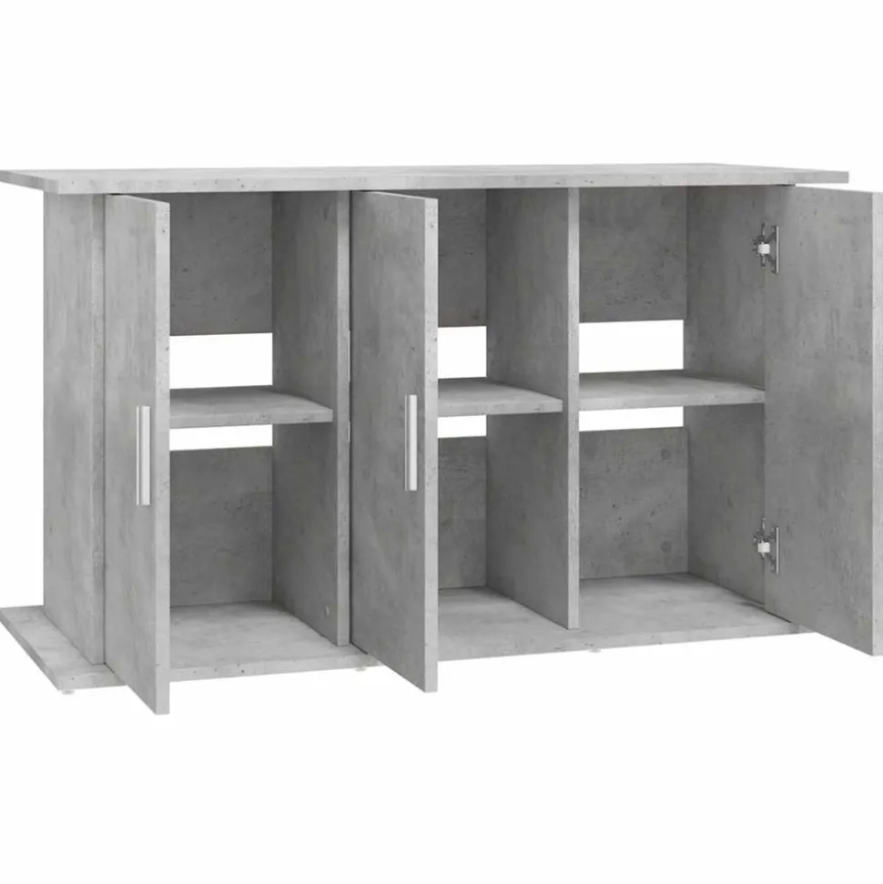 VIDAXL - Support pour aquarium gris béton 101x41x58 cm bois d ingénierie