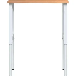 VIDAXL - Établi marron clair 80x60x(71,5-98) cm bois de chêne massif