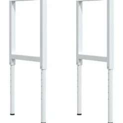 VIDAXL - Établi marron clair 80x60x(71,5-98) cm bois de chêne massif