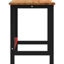 VIDAXL - Établi marron clair 140x60x81,5 cm bois de chêne massif