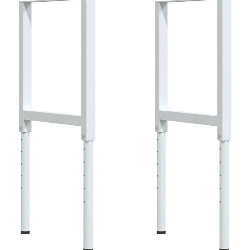 VIDAXL - Établi marron clair 100x60x(71,5-98) cm bois de chêne massif