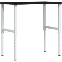 VIDAXL - Établi marron foncé 100x60x(71,5-98) cm bois de chêne massif