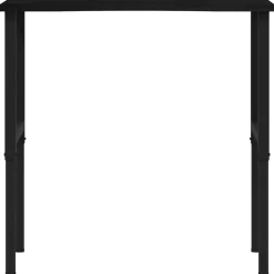 VIDAXL - Établi marron foncé 100x60x(71,5-98) cm bois de chêne massif