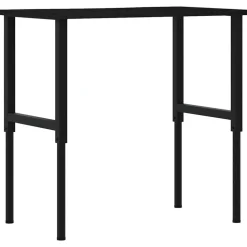 VIDAXL - Établi marron foncé 100x60x(71,5-98) cm bois de chêne massif