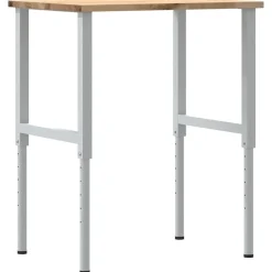 VIDAXL - Établi 80x60x(71,5-98) cm bois de chêne massif