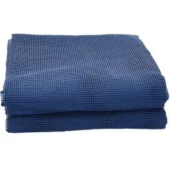VIDAXL - Tapis de tente bleu 4x3 m