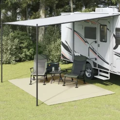 VIDAXL - Tapis de tente crème 3x2,5 m