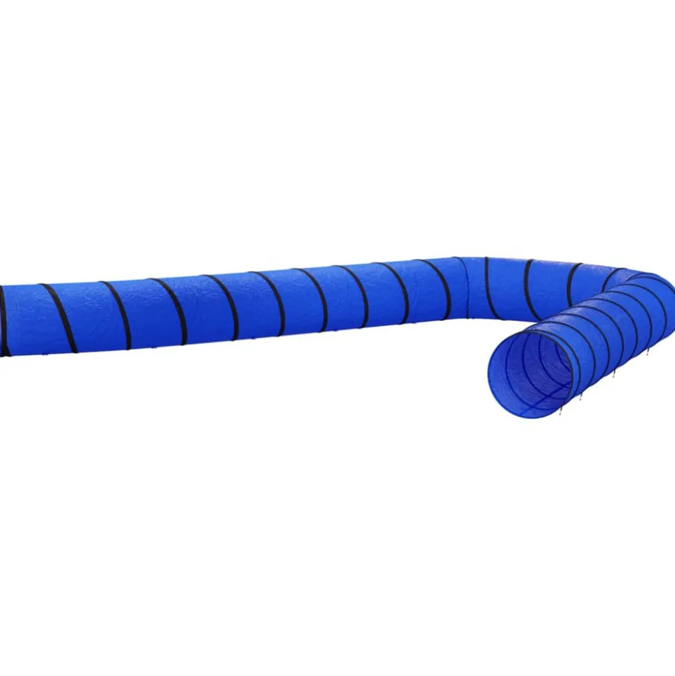 VIDAXL - Tunnel pour chien bleu ø 55x1000 cm polyester