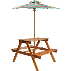 VIDAXL - Vidaxl - salon de jardin pour enfant avec parasol
