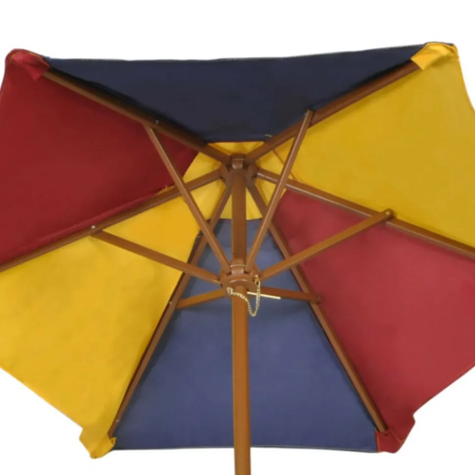 VIDAXL - Vidaxl - table et bancs avec parasol pour enfants