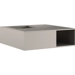 VIDAXL - Vitrexl foyer avec rangement à bûches 100x100x30 cm acier résistant aux intempéries