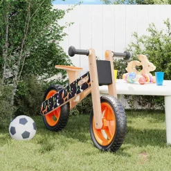 VIDAXL - Vélo d'équilibre pour enfants imprimé orange