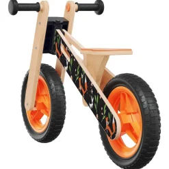 VIDAXL - Vélo d'équilibre pour enfants imprimé orange