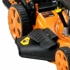 VILLAGER - Tondeuse thermique autotractée moteur puissant 173cm3 4,1 cv coupe 50cm mulching villager atlas 5111t