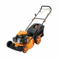 VILLAGER - Tondeuse thermique autotractée moteur puissant 173cm3 4,1 cv coupe 50cm mulching villager atlas 5111t