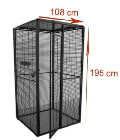 Volière de jardin pour perroquets de 1m²