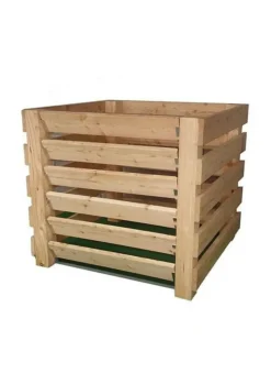 WAEGNER - Composteur royal en mélèze - 950 x 950 x 900