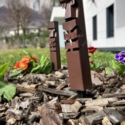 WATTETHOME - Balise solaire tiki décorative en métal