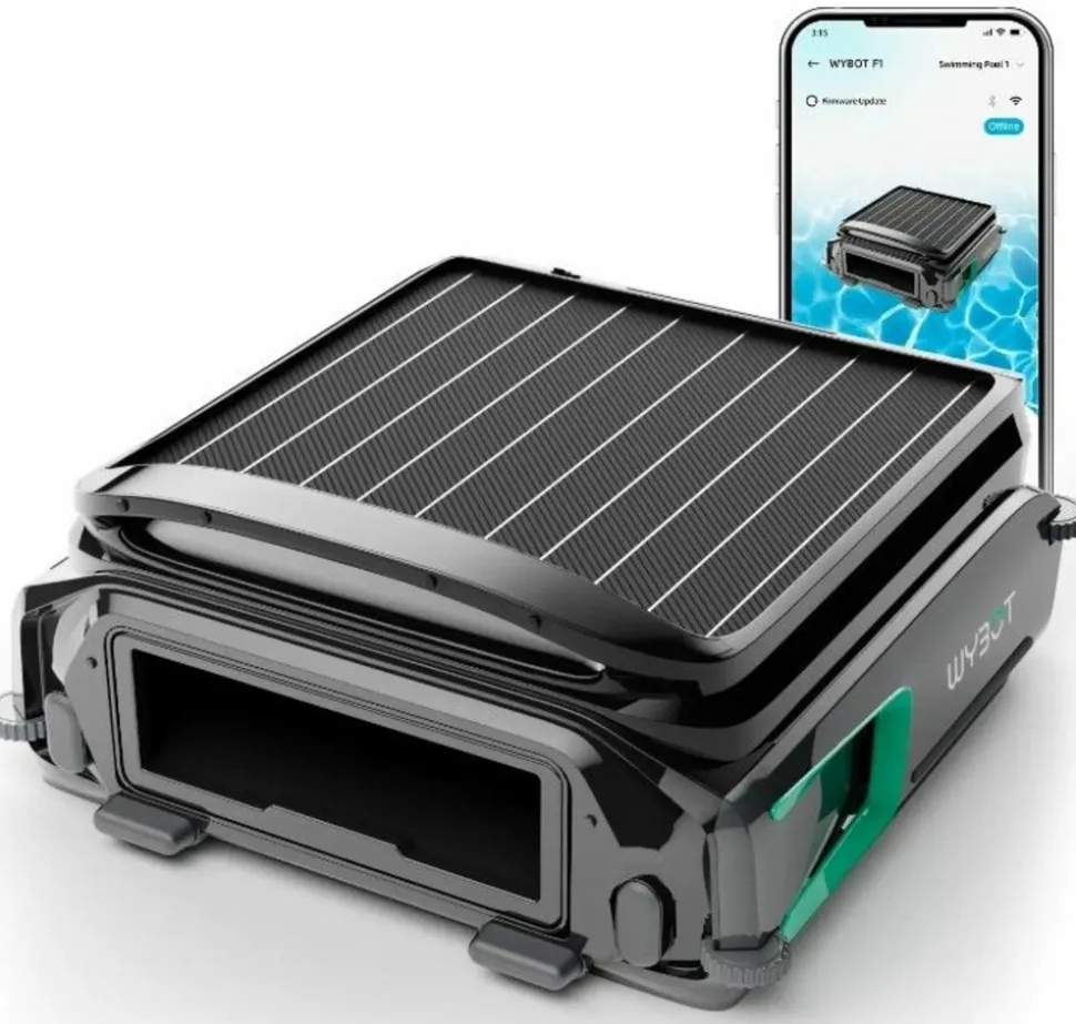 WYBOT - Skimmer flottant solaire wybot f1 robot nettoyeur de surface piscine autonome et connecté