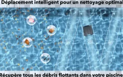 WYBOT - Skimmer flottant solaire wybot f1 robot nettoyeur de surface piscine autonome et connecté