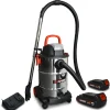 X-PERFORMER - Aspirateur eau et poussière compact brushless sur batterie - xperformer xpvc20libl-30l + 2 bat. 2 ah + double chargeur