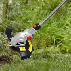 X-PERFORMER - Coupe bordures à batterie 20v - x-performer xpcb20li-t - tête de coupe 5 positions + batterie 2 ah et chargeur