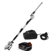 X-PERFORMER - Scie à ebrancher taille haies sur perche 20v - xperformer xp2psth20li - outil portatif - batterie 4 ah + chargeur inclus