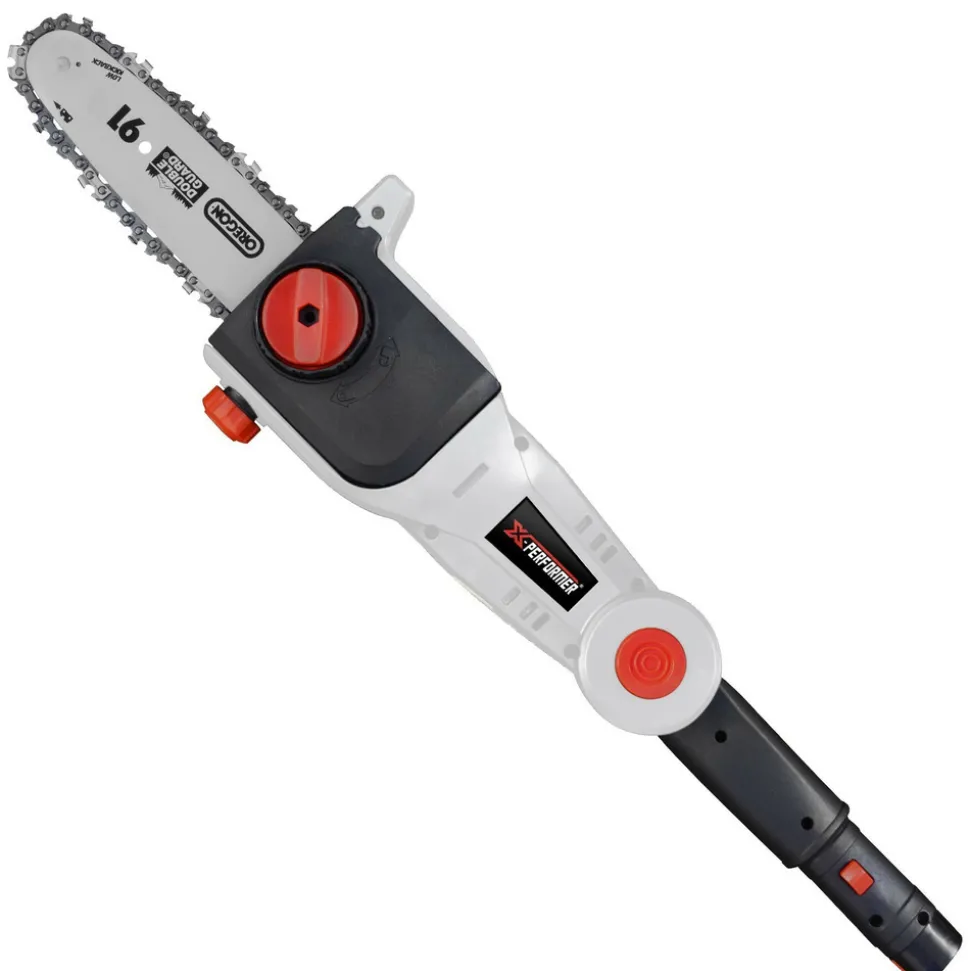 X-PERFORMER - Scie à ebrancher taille haies sur perche 20v - xperformer xp2psth20li - portatif - 2 batteries 4ah et chargeur inclus