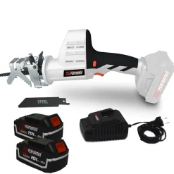 X-PERFORMER - Scie a ebrancher portative 20v - coupe bois et metal -2700 t-min - xperformer xpcbr20li - 2 batteries 4ah et chargeur