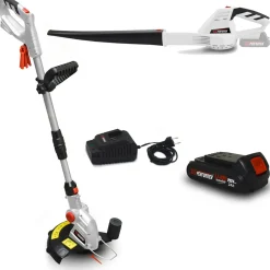 X-PERFORMER - Set souffleur + coupe bordures 20v à batterie 20v - x-performer - 200 km-h - batterie 2ah et chargeur