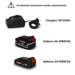 X-PERFORMER - Souffleur rechargeable 20v - x-performer xpse20li - vitesse air max : 200 km-h - sans batterie ni chargeur