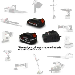 X-PERFORMER - Souffleur rechargeable 20v - x-performer xpse20li - vitesse air max : 200 km-h - sans batterie ni chargeur