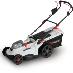 X-PERFORMER - Tondeuse à gazon portative sur batterie - 40v max - hauteur de coupe 6 positions avec 2 batteries 2ah et double chageur