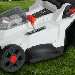 X-PERFORMER - Tondeuse à gazon portative sur batterie - 40v max - hauteur de coupe 6 positions avec 2 batteries 2ah et double chageur