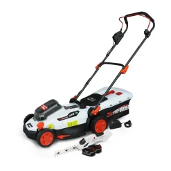 X-PERFORMER - Tondeuse à gazon et cisaille de jardin sur batterie - x-performer xptde3320li / xpcsth20li - 2 batteries 4ah et chargeur