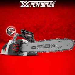 X-PERFORMER - Tronçonneuse rechargeable 40v (2x20v) - guide et chaîne oregon - livrée sans bat