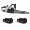 X-PERFORMER - Tronçonneuse 40v (2x20v) x-performer xptro40li-2b - double sécurité - graissage auto + 2 batteries 2 ah