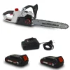 X-PERFORMER - Tronçonneuse 40v (2x20v) x-performer xptro40li-2b - double sécurité - graissage auto + 2 batteries 2 ah - chargeur