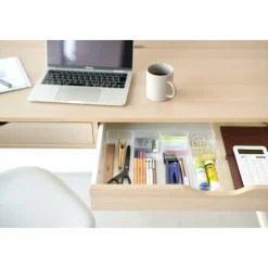 YAMAZAKI - Set de 2 rangements empilables tower 8 x 8 x 3,7 cm